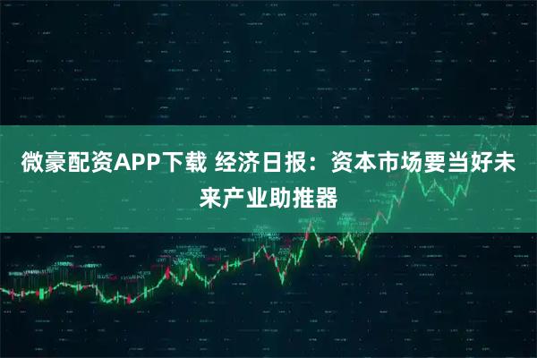 微豪配资APP下载 经济日报：资本市场要当好未来产业助推器